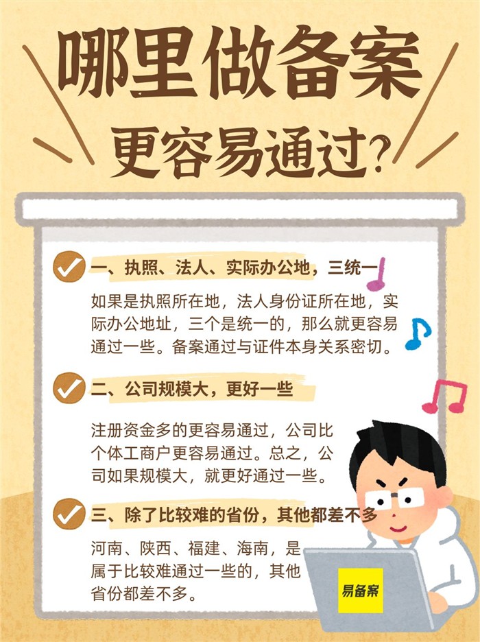 哪里做域名备案，更容易通过？
