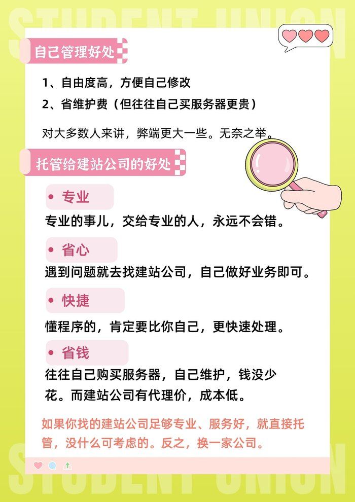 网站托管的好处