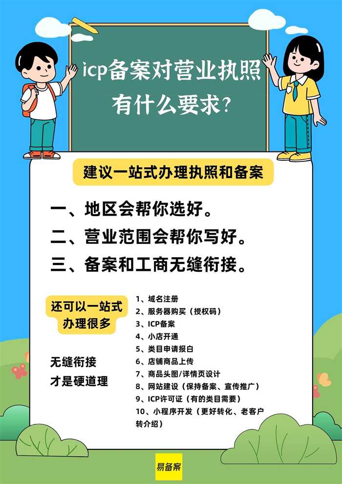 营业执照备案条件