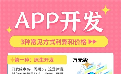 APP开发3种常见方式利弊和价格