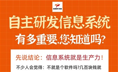 自主研发的信息系统有多重要？这就是我们要自主研发CMS的原因