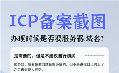 ICP备案截图办理是否需要服务器域名?省钱技巧分享